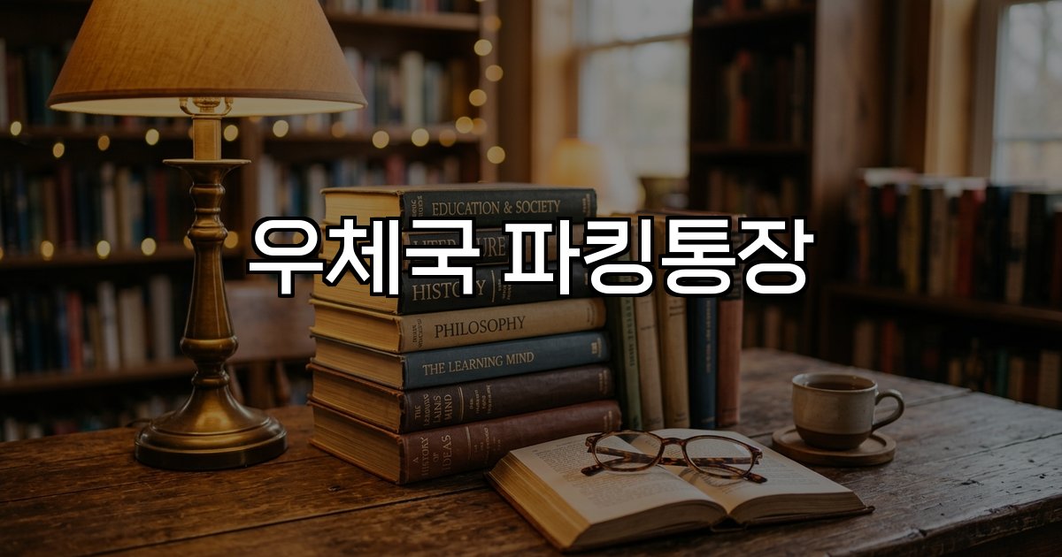 우체국 파킹통장  금리 2.0% 입출금 자유 일 복리