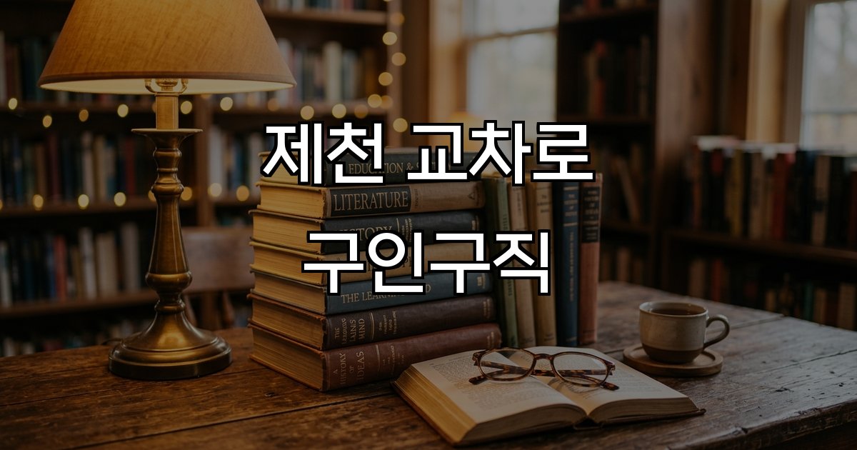 제천 교차로 구인구직 채용 정보 일자리 찾기