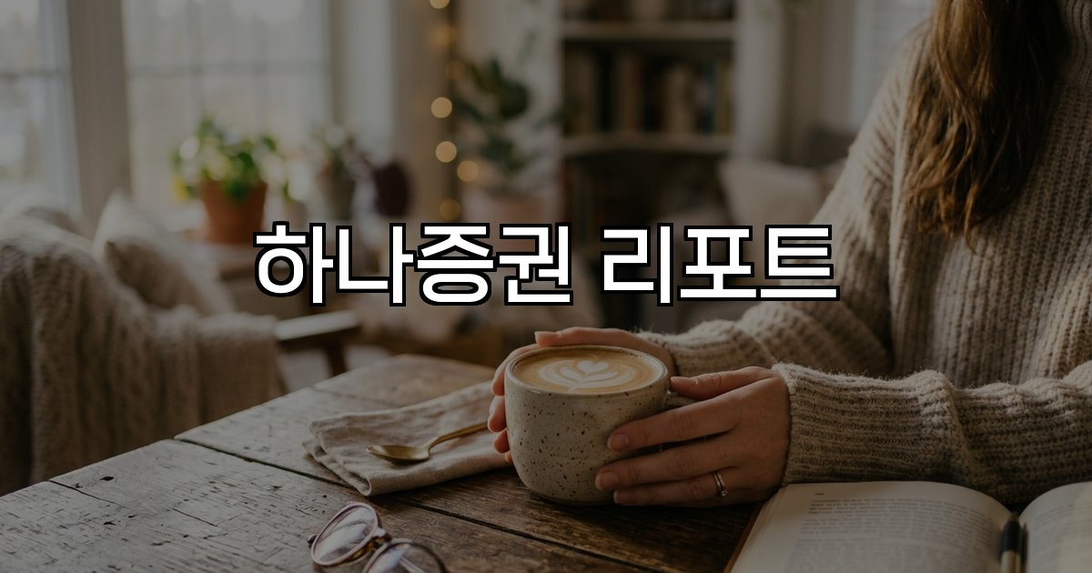 하나증권 리포트 금 가격 수급 행동 자금 흐름 전망